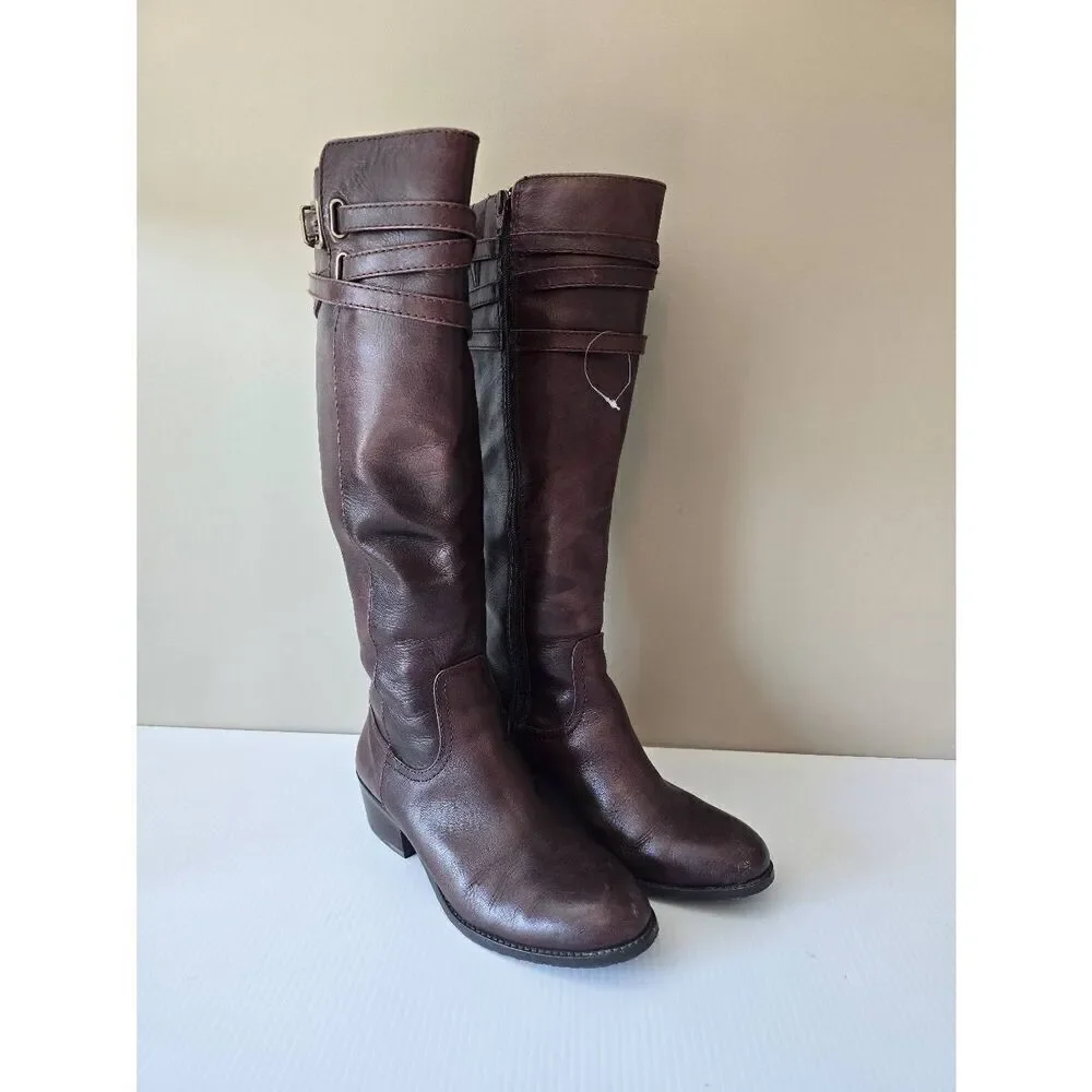 Antonio Melani Boots Sz 6M Brown